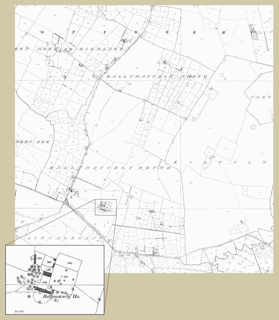 Ballymacurly Ordnance Survey, Curley home